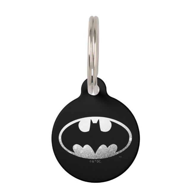 Batman Symbol | Grainy Logo Pet Tag (Front)