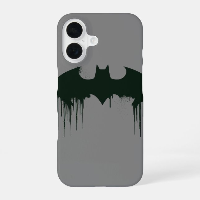 Batman Symbol iPhone 16 Case (Back)