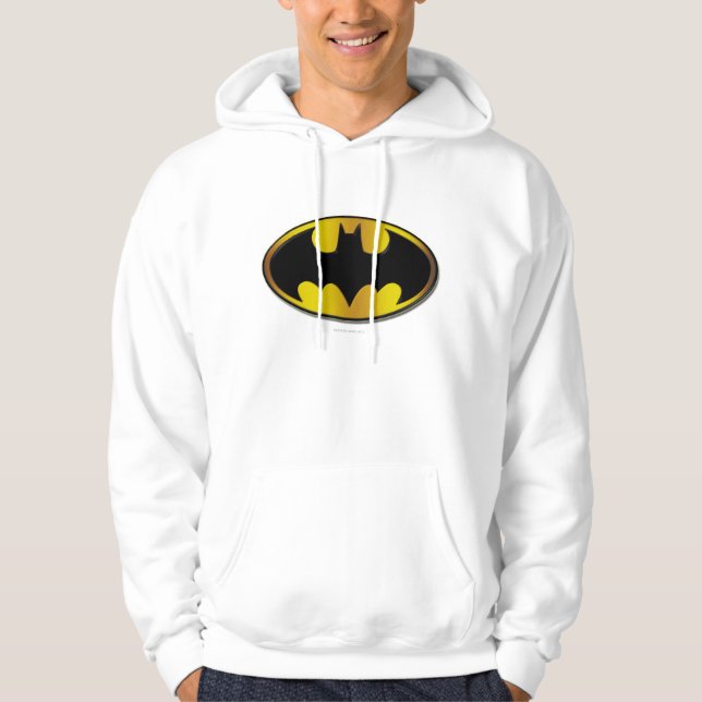 Batman Symbol | Oval Gradient Logo Hoodie (Front)