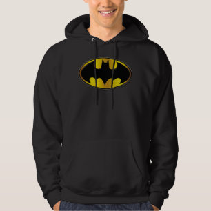 Batman Symbol Oval Gradient Logo Hoodie
