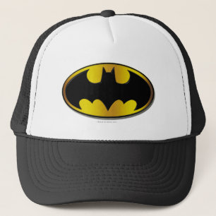 Batman Symbol   Oval Gradient Logo Trucker Hat