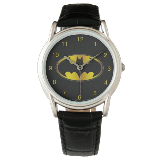Batman Symbol | Oval Gradient Logo Watch (Front)