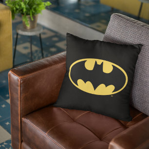 Batman Symbol Oval Logo Cushion