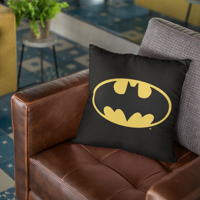 Batman Symbol | Oval Logo Cushion (Creator Uploaded)