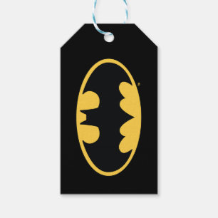 Batman Symbol Oval Logo Gift Tags