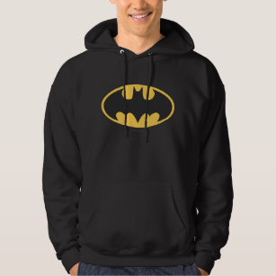Batman Symbol   Oval Logo Hoodie