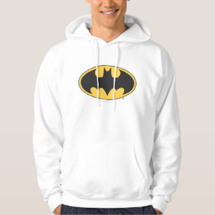 Batman Symbol   Oval Logo Hoodie