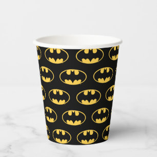 Batman Symbol   Oval Logo Paper Cups