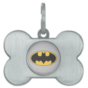 Batman Symbol Oval Logo Pet Tag
