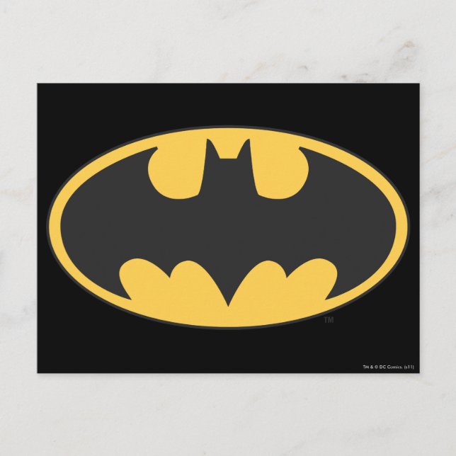 Batman Symbol | Oval Logo Postcard (Front)