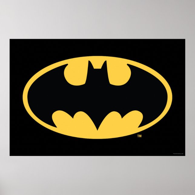 Batman Symbol | Oval Logo Poster (Front)