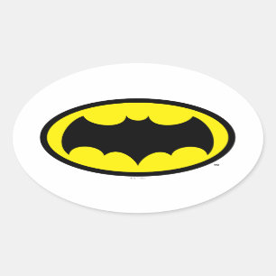 Batman Symbol Oval Sticker
