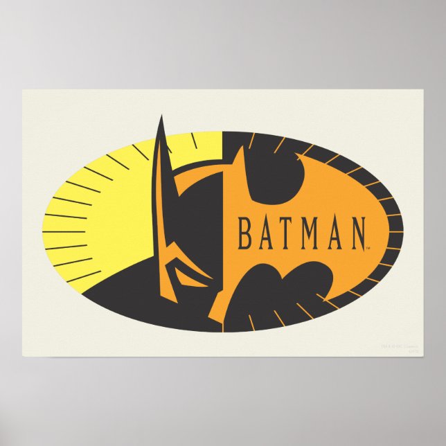 Batman Symbol | Silhouette Logo Poster (Front)