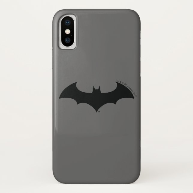 Batman Symbol | Simple Bat Silhouette Logo Case-Mate iPhone Case (Back)