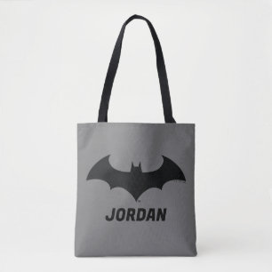 Batman Symbol   Simple Bat Silhouette Logo Tote Bag