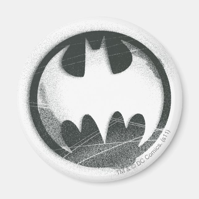 Batman Symbol | Spray Symbol Logo Magnet (Front)