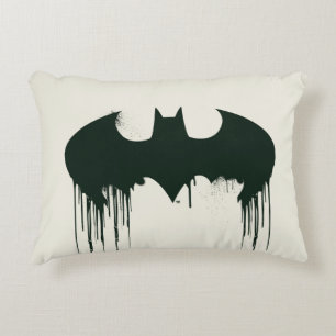 Batman Symbol   Spraypaint Logo Decorative Cushion