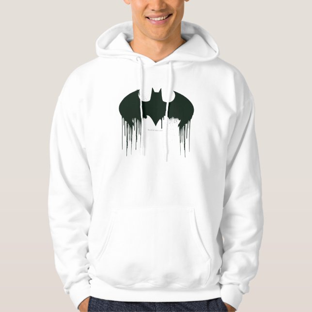 Batman Symbol | Spraypaint Logo Hoodie (Front)