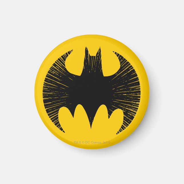 Batman Symbol | Streak Logo Magnet (Front)