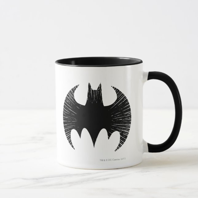 Batman Symbol | Streak Logo Mug (Right)