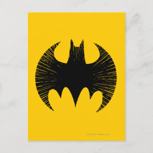 Batman Symbol Streak Logo Postcard