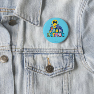 Batman   Team Batman 6 Cm Round Badge