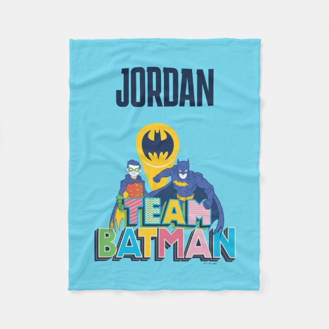 Batman | Team Batman Fleece Blanket (Front)