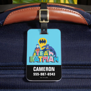 Batman Team Batman Luggage Tag
