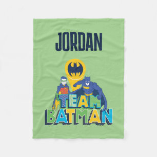 Batman Team Batman & Robin Fleece Blanket