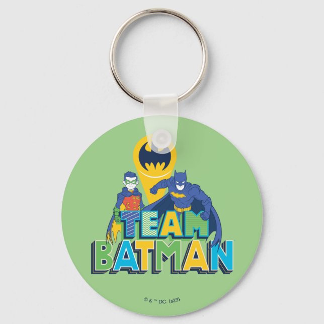 Batman | Team Batman & Robin Key Ring (Front)