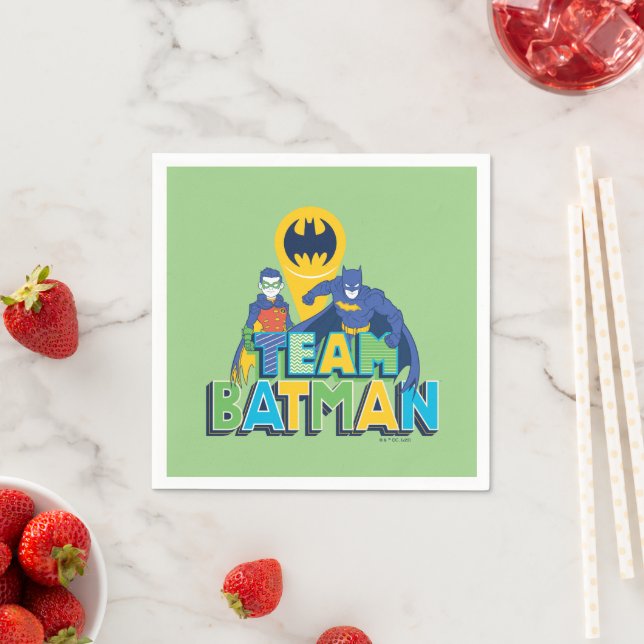 Batman | Team Batman & Robin Napkin (Insitu)