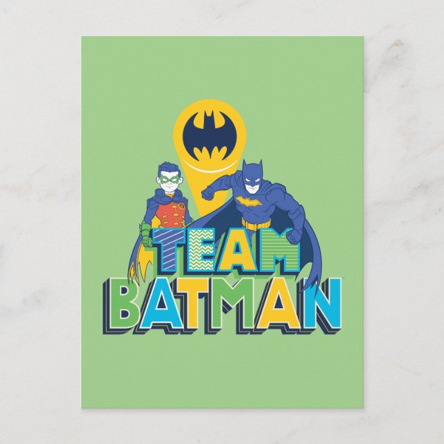 Batman | Team Batman & Robin Postcard (Front)