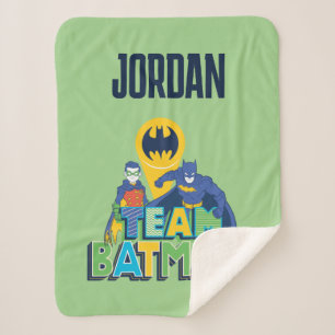 Batman Team Batman & Robin Sherpa Blanket