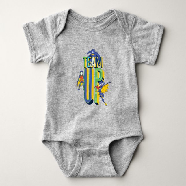 Batman | Team Up Baby Bodysuit (Front)