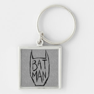 Batman Type in Head Key Ring