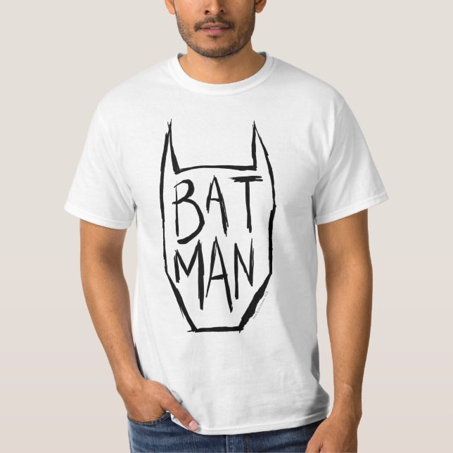 Batman Type in Head T-Shirt (Front)