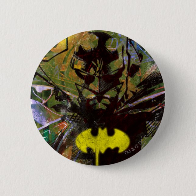 Batman Urban Hip 6 Cm Round Badge (Front)