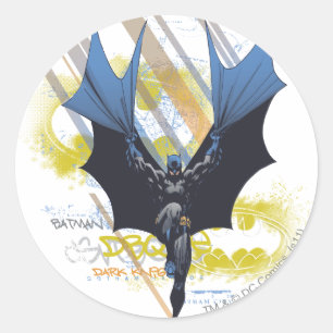 Batman Urban Legends - Dark Knight Graffiti Classic Round Sticker