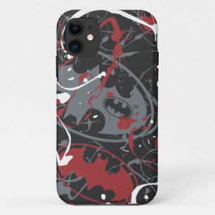Batman Urban Legends - Paint Splatter Logo Pattern Case-Mate iPhone Case