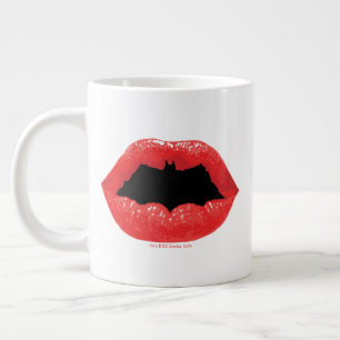 Batman Valentine   Bat Lips Large Coffee Mug