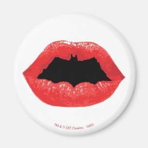 Batman Valentine Bat Lips Magnet