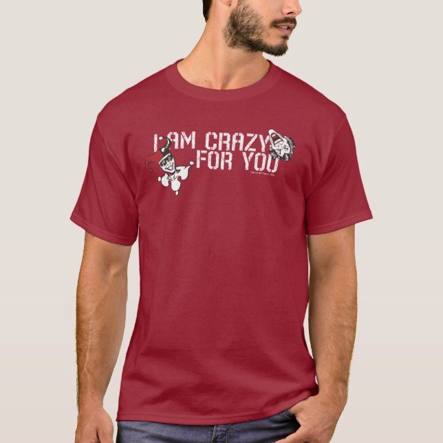 Batman Valentine | Joker & Harley - Crazy For You T-Shirt (Front)