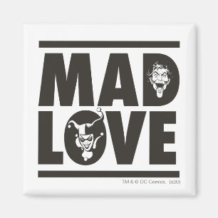Batman Valentine Joker & Harley - Mad Love Magnet