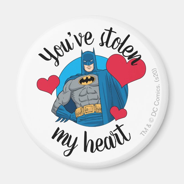 Batman Valentine | You've Stolen My Heart Magnet (Front)