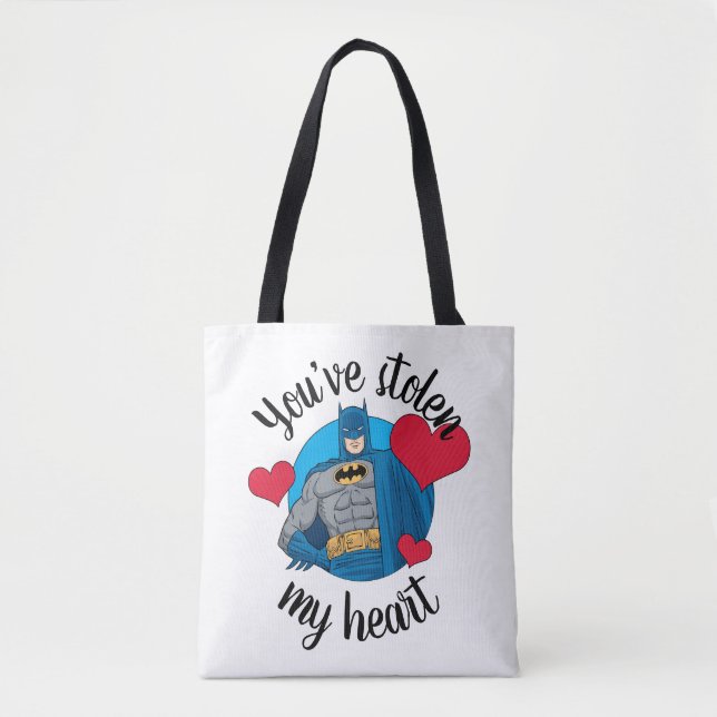 Batman Valentine | You've Stolen My Heart Tote Bag (Front)