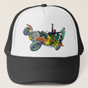Batman Villains In Jokermobile Trucker Hat