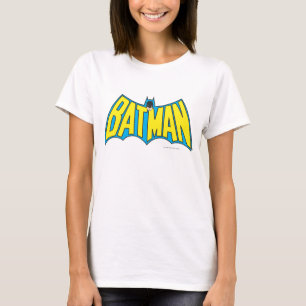 Batman   Vintage Yellow Blue Logo T-Shirt