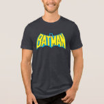 Batman | Vintage Yellow Blue Logo Tri-Blend Shirt<br><div class="desc">Show your love for the Caped Crusader with this customizable Batman Vintage Yellow and Blue Logo T-Shirt! Featuring a retro-inspired design with the iconic Batman logo in bold yellow and blue, this comfortable tee is perfect for fans of all ages. Personalize it for a unique look or a thoughtful gift....</div>