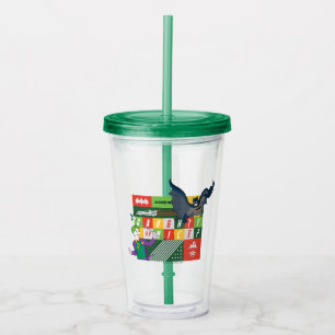 Batman vs Joker "Naughty or Nice" Acrylic Tumbler