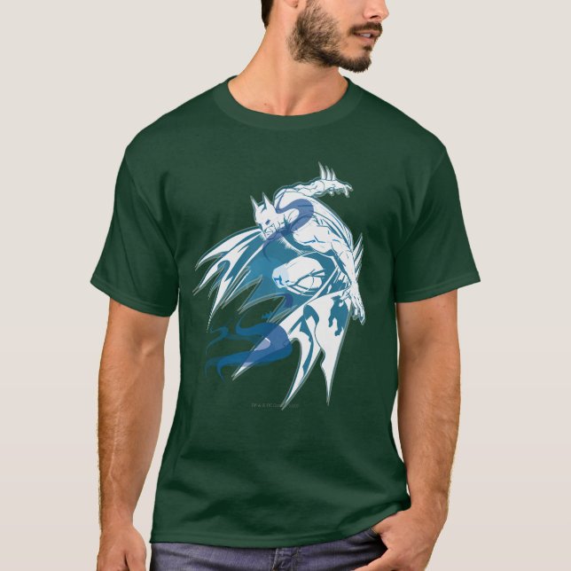 Batman Water Tonal Collage T-Shirt (Front)